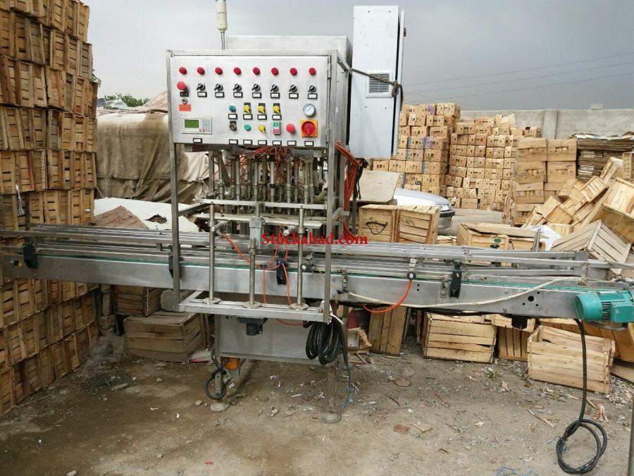 فروش پرکن خطی مایعات غلیظ 12 نازله دست دوم