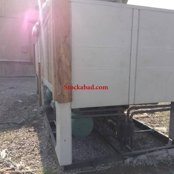چیلر تراکمی یکپارچه هوایی ظرفیت 185 تن واقعی برند AUX