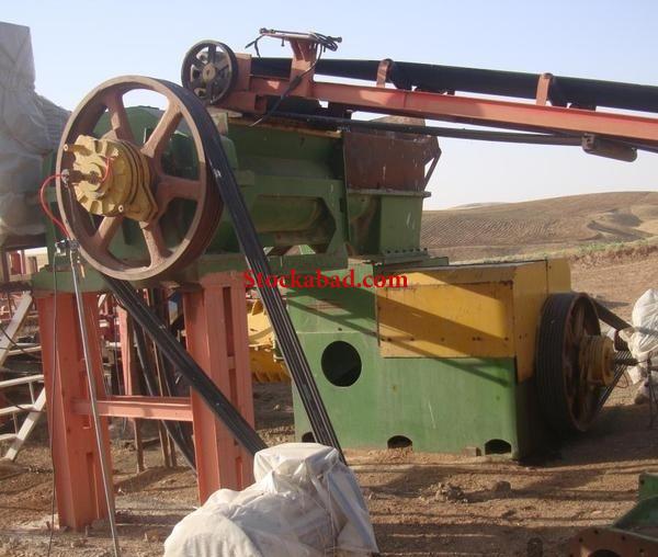 خط تولید اجر سفال کارکرده کاملا در حد نو در همدان