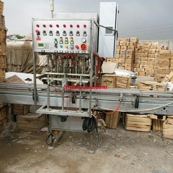 فروش پرکن خطی مایعات غلیظ 12 نازله دست دوم