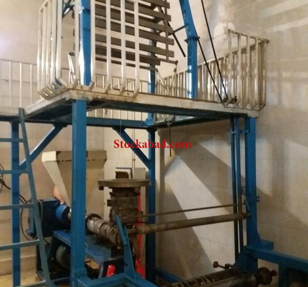 خط تولید نایلون و نایلکس دوخط و کامل کارکرده در قزوین