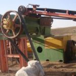 خط تولید اجر سفال کارکرده کاملا در حد نو در همدان